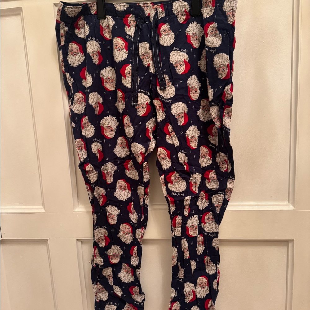 Old Navy Santa Print Pajamas